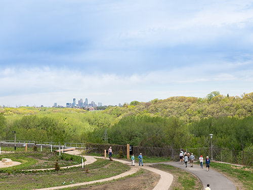 Ecolab River Walk at Fort Snelling, courtesy of Minnesota Historical Society