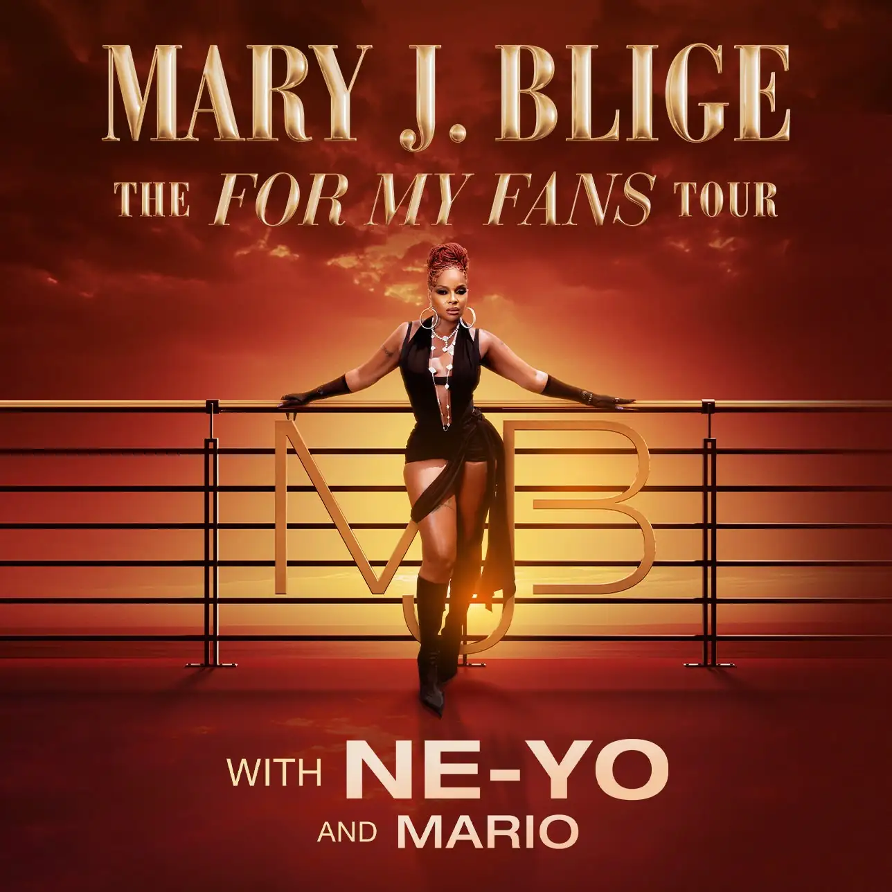 Mary J. Blige concert poster