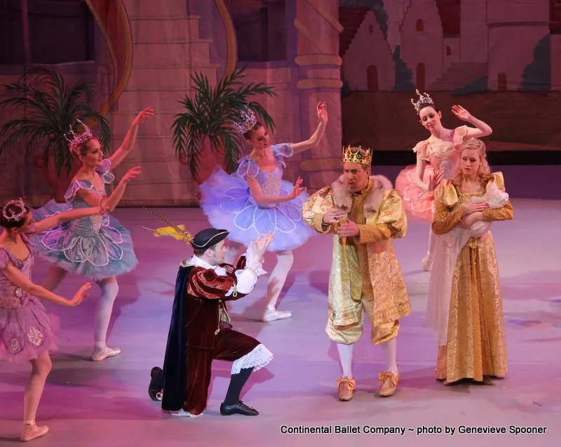 A scene from Sleeping Beauty ballet